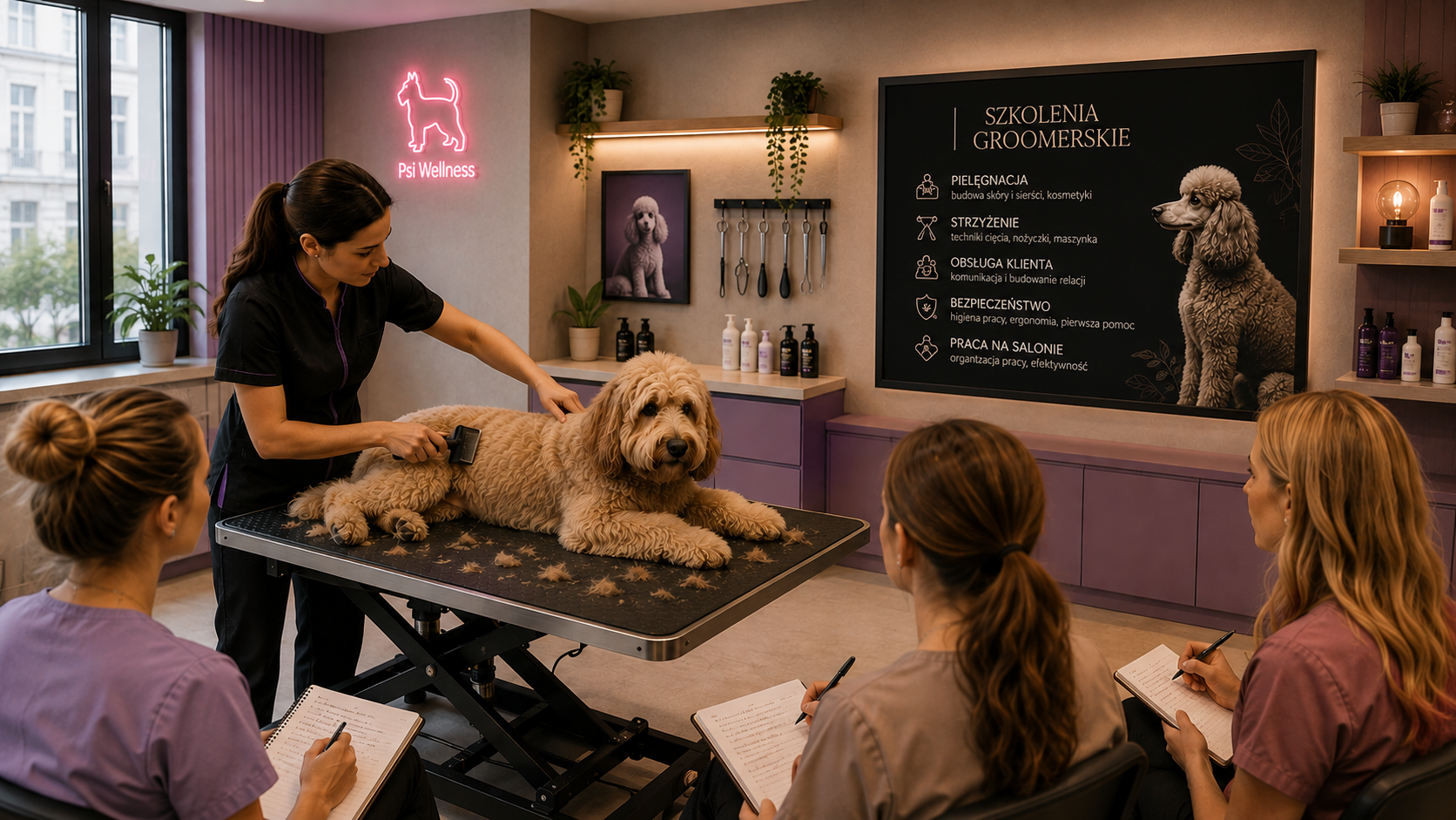 Szkolenia groomerskie Psi Wellness